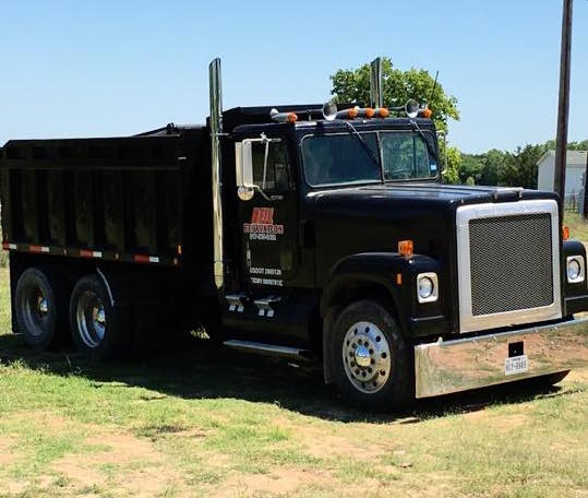 Black Dump Truck Bell Excavation